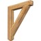 Ekena Millwork Traditional Craftsman Rough Sawn Bracket, Western Red Cedar, 4"W x 28"D x 32"H BKT04X28X32TRA04RWR - alternate 1